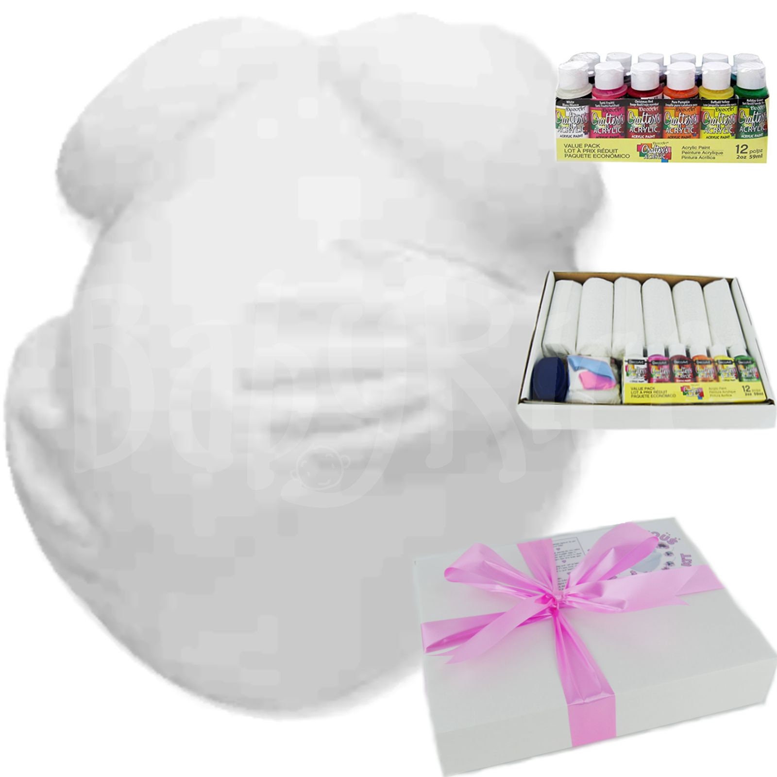 Belly Casting Kit Pregnancy Bump Plaster Cast New Pregnant Mum to Be or  Baby Shower Gift Present for Mommy Mummy Mammy Maternity Keepsakes 