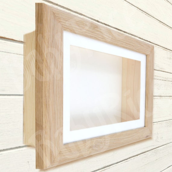 Deep Shadow Box Display Frame Handmade In The Uk From Solid Etsy