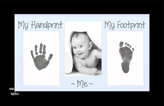 Baby Hand and Footprint Kit, New Born Baby Girls Gift, Registry for Baby,  Gender Reveal Gifts, Baby Footprint Kit, Gifts for New Mom, Newborn Gifts