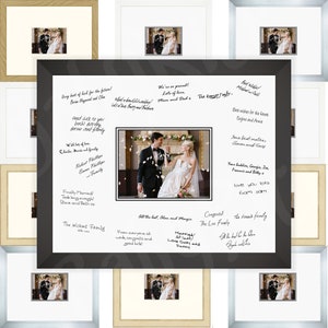 Personalised Classic Script Wedding Guest Book A5 or A4 Choice of