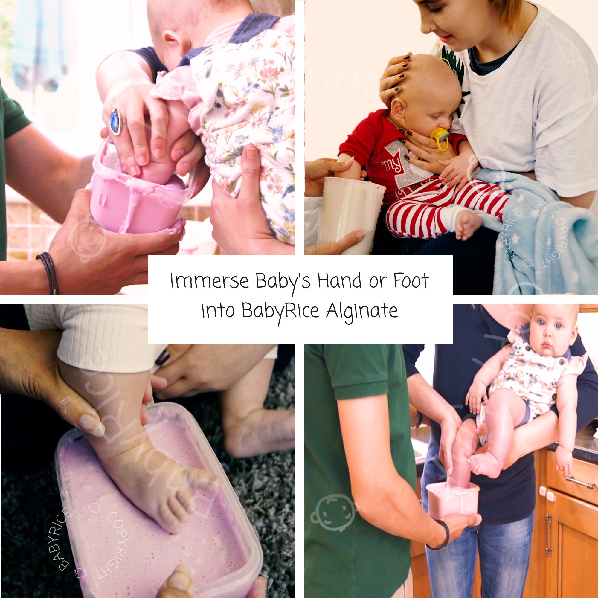 How to create a 3D cast of your baby's foot at home