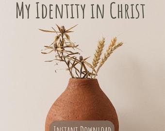 Cahier d'exercices d'étude biblique de 14 jours | Identité en Christ, Faith Journal (téléchargement PDF)