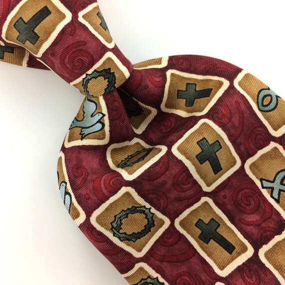 Eagles Wings Tie Dove Cross Christianity Faithfish Silk Necktie N4 199 Excellent Cravate De Fantaisie Corbata De La Novedad - 