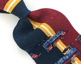 Make A Wish Tie Wishes Do Come True Recreational Vehicle Silk Necktie N4-245 Excellent Cravate de fantaisie Corbata de la novedad