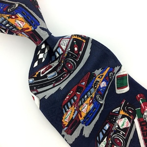 Tabasco Usa Made Tie Sports Racing Cars Silk Necktie In12- 201 Novelty Ties Cravate de fantaisie Corbata de la novedad qw
