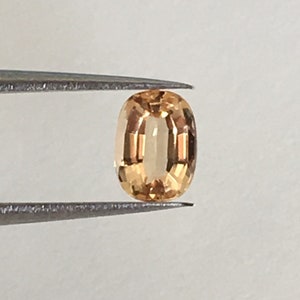 Naturalny szlachetny topaz 0,47 karata • Brazylijski topaz szlachetny • Kamień szlachetny listopada • Prawdziwy topaz szlifowany luźny kamień szlachetny
