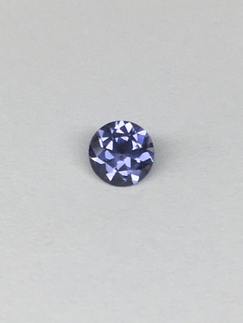 August birthstone Jewelry Maker 0.29 carat Natural Violetish Blue Fine Spinel Genuine Unset Spinel Round Loose Gemstone