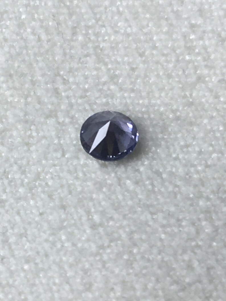 August birthstone Jewelry Maker 0.29 carat Natural Violetish Blue Fine Spinel Genuine Unset Spinel Round Loose Gemstone