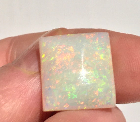 10.80 Karat Naturlicher australischer Opal Square Cut en Cabochon Pierre Opale Naturelle Designer Edelstein Loser echter Opal Schmuckhersteller Etsy
