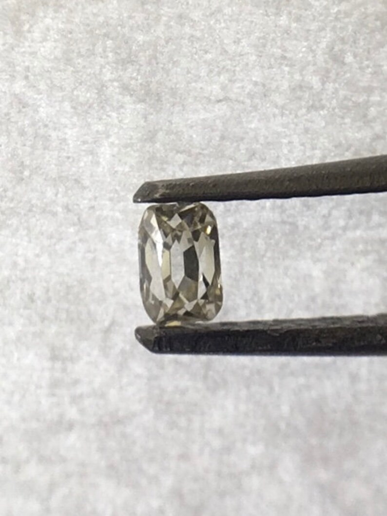 0.12 carat Loose Antique Natural Diamond Old Mine Cut Cushion Shape Jewelry Maker