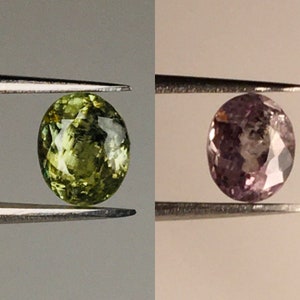 Impressive 1.12 carat Natural Alexandrite Oval Shape Faceted • Untreated Rare Gem • Real Natural Color Change Gemstone • Engagement Ring