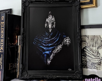 Artorias the Abysswalker Art Print, Dark Souls Poster, Knight Artorias Print