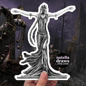 Elden Ring Queen Marika Sticker, Stake of Marika Elden Ring Sticker, fantasy sticker, Queen sticker