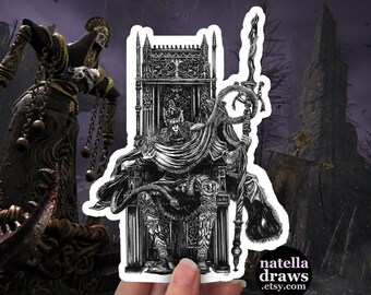 Messmer the Impaler Sticker, Elden Ring Sticker, Shadow of the Erdtree, Weather Resistant Car Decal