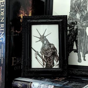 Aldrich Devouring Gwyndolin Original Artwork - Dark Souls 3, Dark Souls Dark Sun Gwyndolin Drawing, Illustration