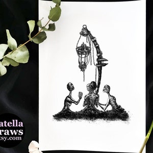 Bloodborne Lamp, Bloodborne Art Print, Messenger Lamp