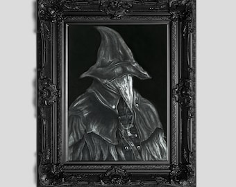 Eileen the Crow Art, Bloodborne Art Print Poster