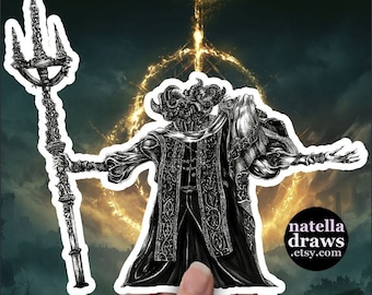 Mohg Lord of Blood Sticker, Elden Ring Car Decal