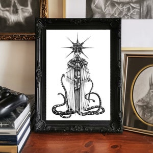 Gwyndolin del Sol Oscuro, Lámina artística de Dark Souls, Póster de Gwyndolin