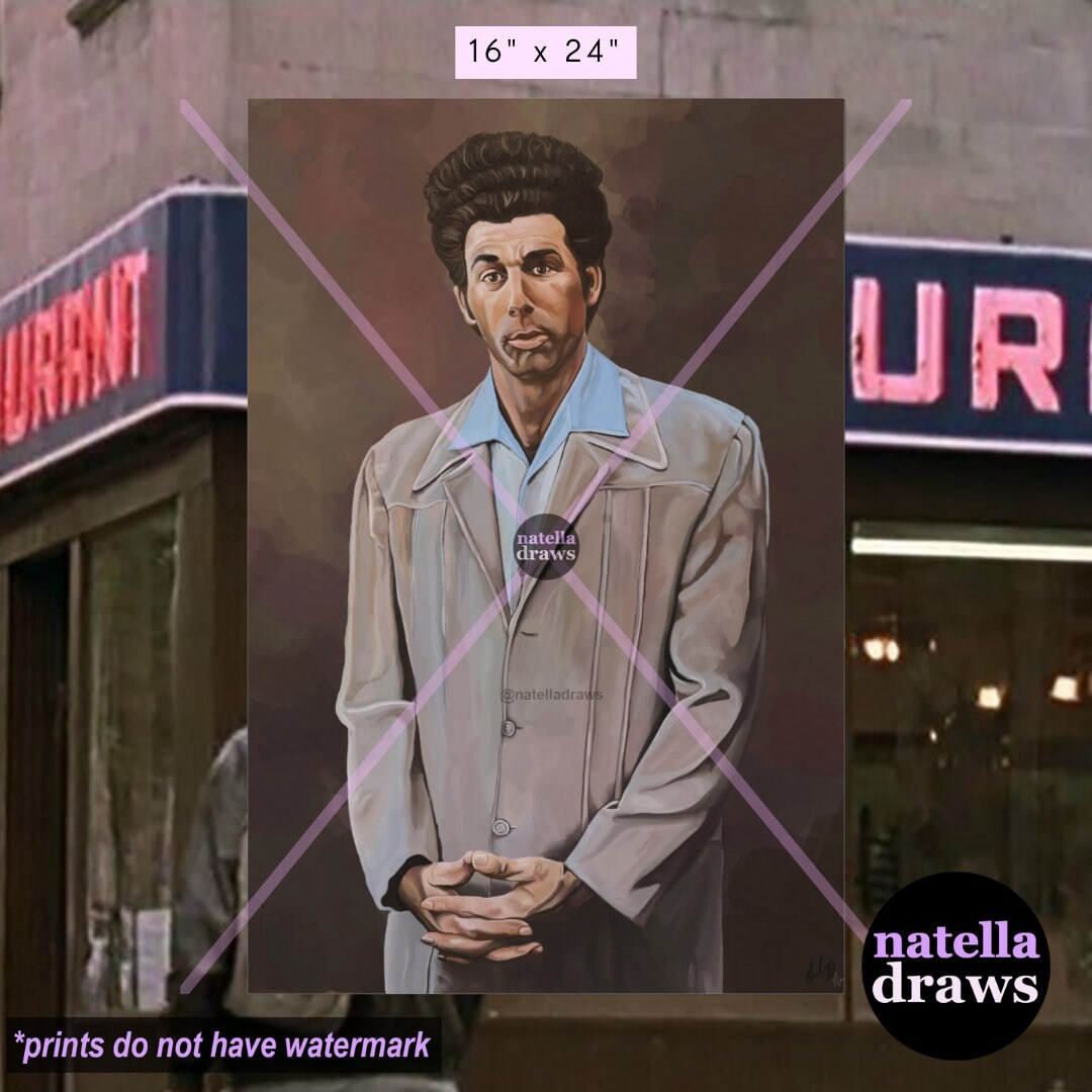 Buy Seinfeld Cosmo Kramer 'the Kramer' Art Poster Online in India - Etsy