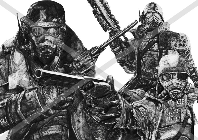 Fallout New Vegas Poster Print | Etsy