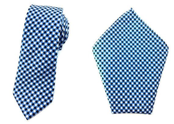 Hankie Pocket Square Handkerchief RED Gingham 2 Check Quality Cotton UK Made
