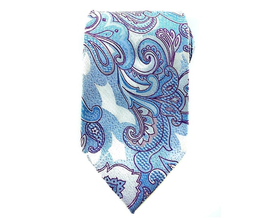 Men/'s Dark Blue Paisley 8.5CM Necktie /& Pocket Square Grooms Wedding Tie Hanky