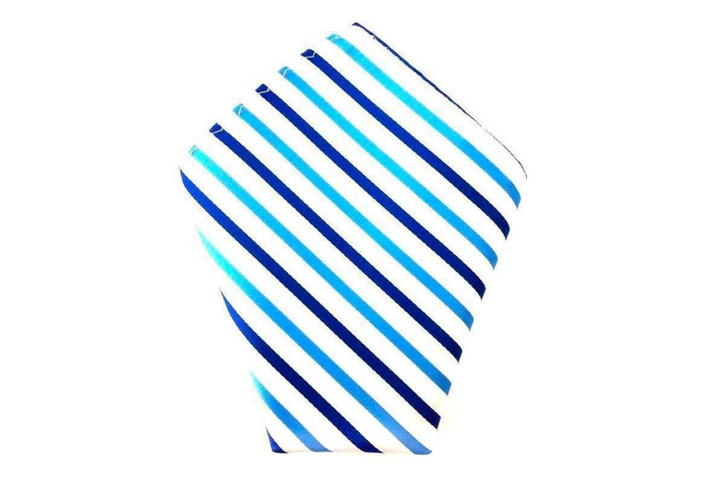White Stripes Wedding Hankies for Men Groomsmen Blue Striped Hanky Trendy Hankies Men/'s Pocket Square Blue and White Stripes Handkerchief