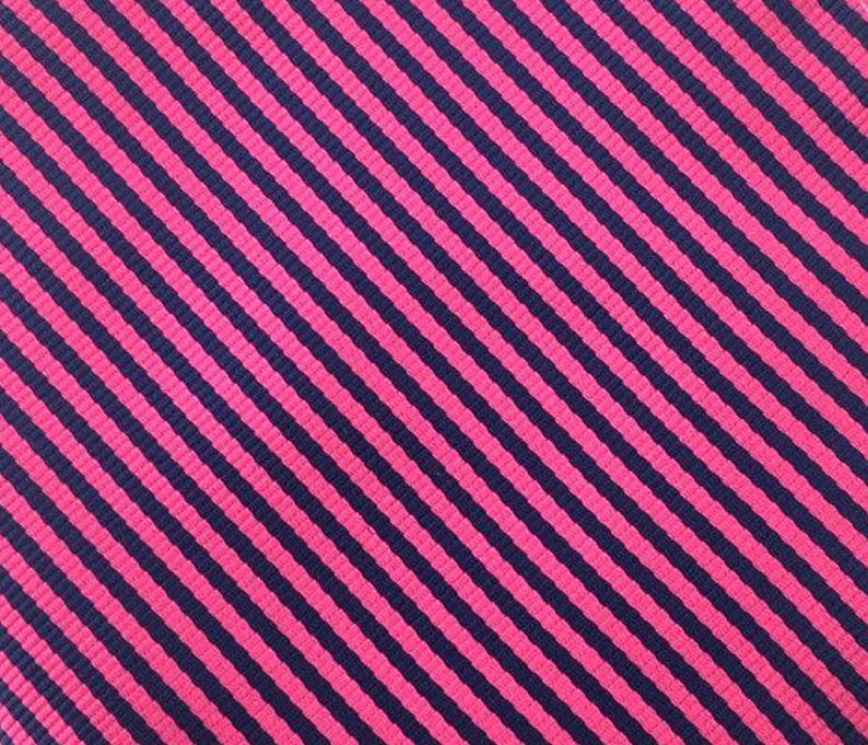 Men/'s Pocket Square Magenta with Dark Blue Stripes Handkerchief Groomsmen Blue Striped Hanky. Magenta Striped Wedding Hankies for Men