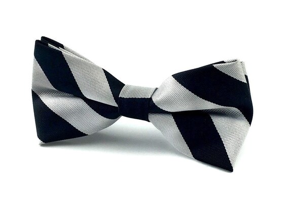 Men/'s Bowtie Grey Black Checks Stripes Plaid Wedding Self Tied Bow Tie for men