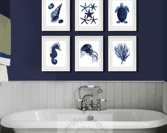 Coastal Bathroom Etsy