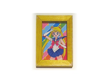 Sailor Moon Picture,Sailor Moon Magnet, Sailor Moon Gift, Thank You Gift, Housewarming Gift, Gift For Him, Gift For Her, Fridge Magnet