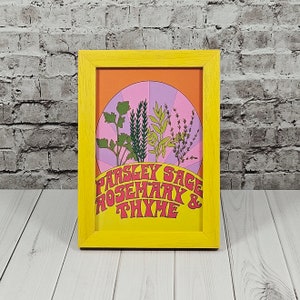 Thin Yellow Frame - Custom Sizes