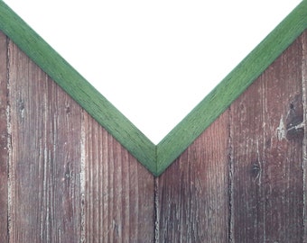 Custom Thin Green Picture Frame