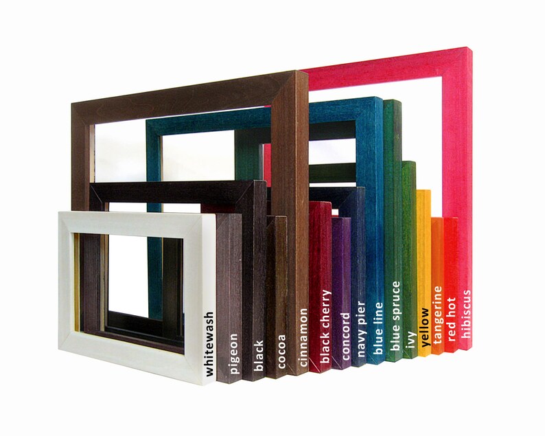 6x6 Frame Photo Frame 6x6 Picture Frame Frame 6x6 Photo Frame Custom Picture Frame Choose-A-Color Custom Color Frame Custom Frame