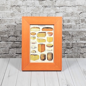 Orange Picture Frame, Custom Sizes
