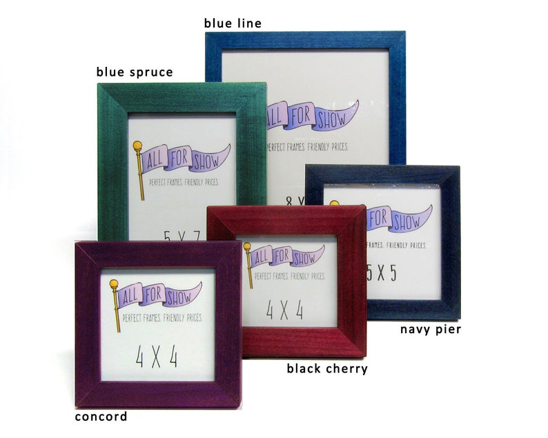6x6 Frame Photo Frame 6x6 Picture Frame Frame 6x6 Photo Frame Custom Picture Frame Choose-A-Color Custom Color Frame Custom Frame