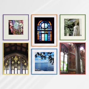 Thin Colorful Picture Frames for Gallery Walls - Custom Sizes