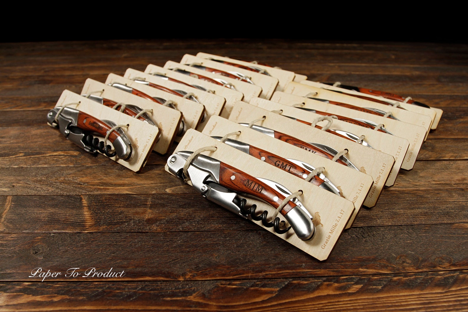 Personalized Wine Key Bottle Opener // Custom Engraved Etsy