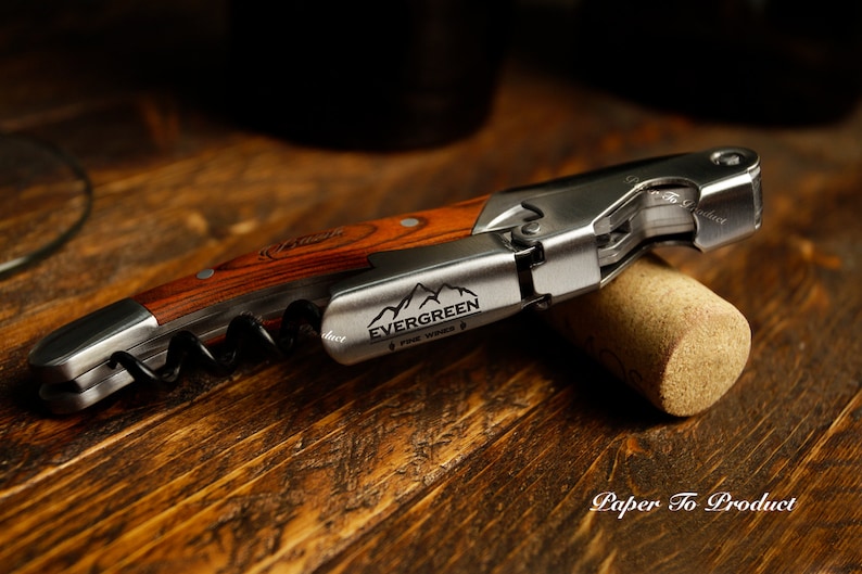 Personalized Wine Key Bottle Opener // Custom Engraved Etsy