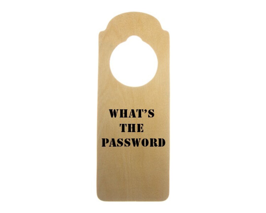 Door Hanger Signs Personalized Custom Anything You Want to Etsy