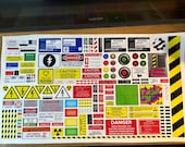 Miniaturized Ghostbusters Inspired Ecto Containment Unit Sticker Kit