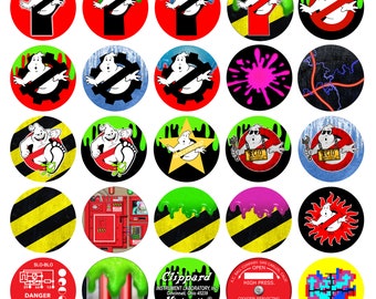 2 Inch Custom Personalized Ghostbusters Inspired Stickers For Your Franchise Fan Group