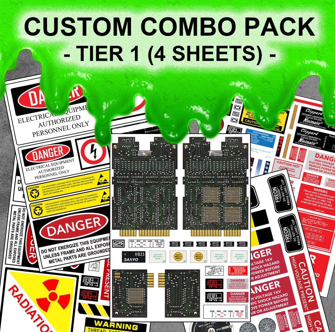Ghostbusters Custom Sticker Sheet Combo Pack Tier 1 - Etsy