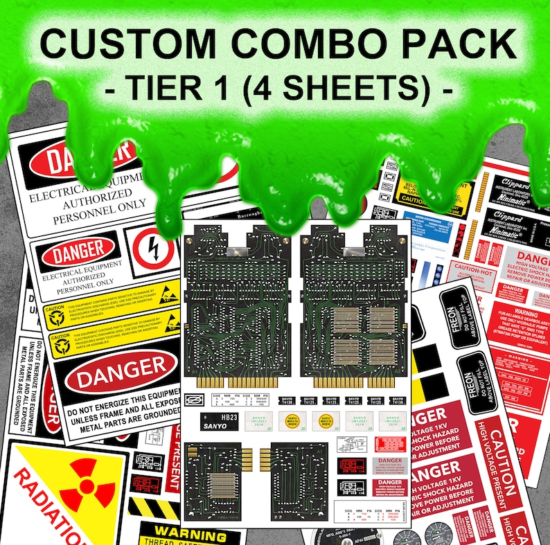 Ghostbusters Computer Sticker Ghostbusters Custom Sticker Sheet Combo Pack Tier 1 - Etsy