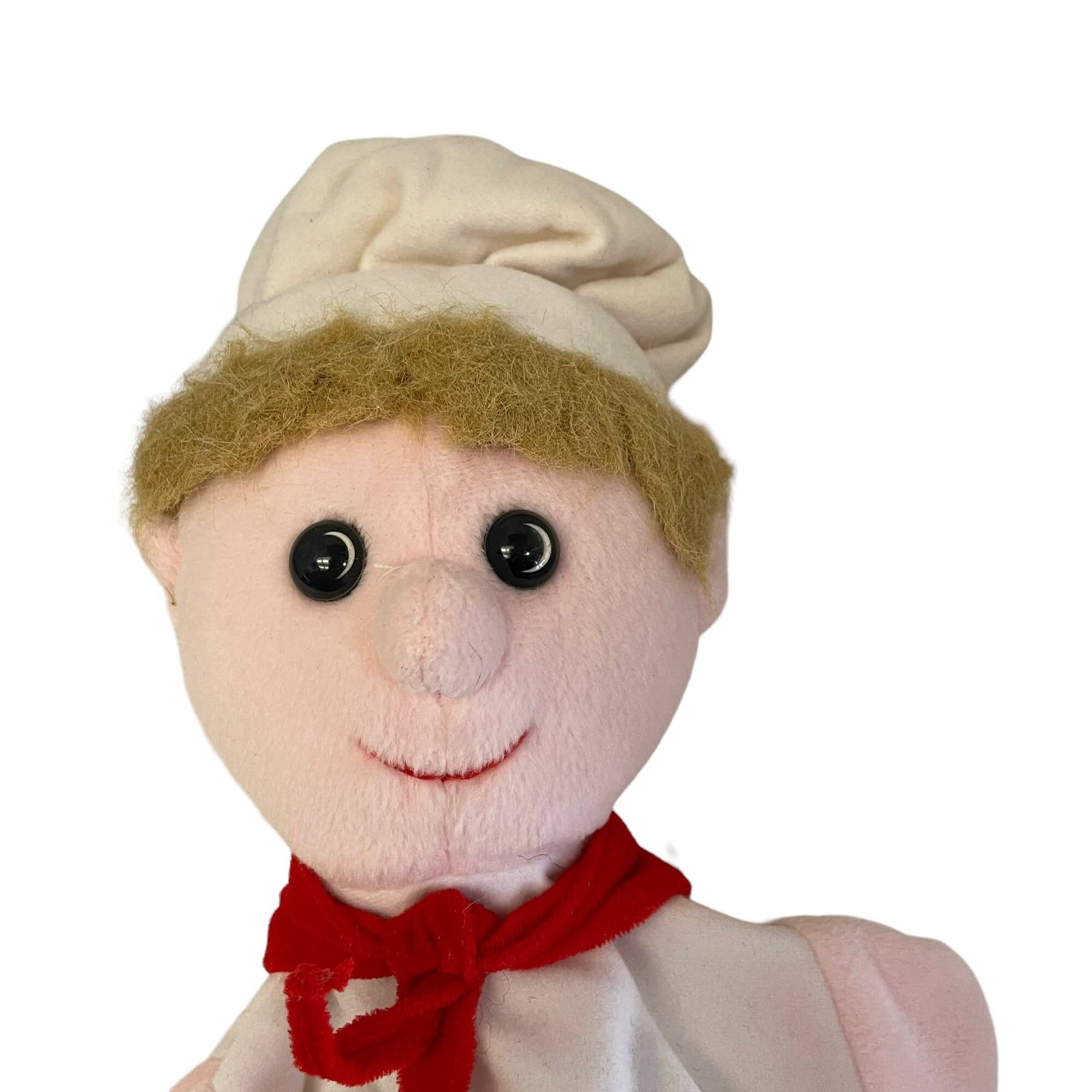 Cheff Hand Puppet Kids Hand Puppets Stuffed Toy Machine Washable Chef 11 3/4