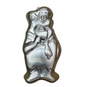Vintage Wilton Fred Flintstone Cake Pan 11&quot; Aluminum Baking Mold