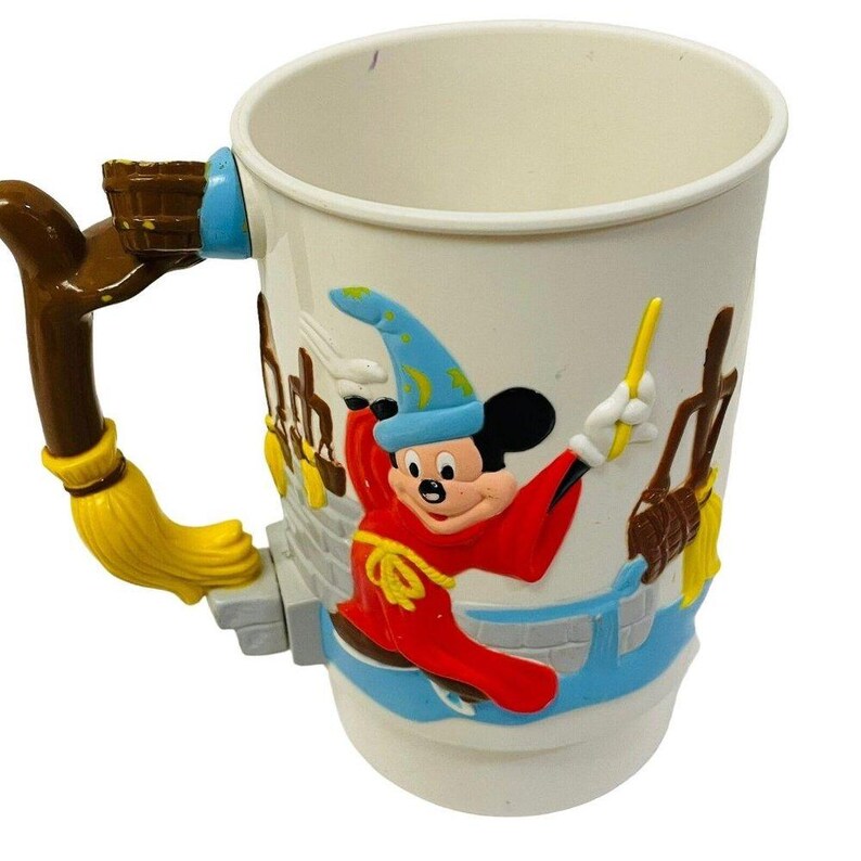 Vintage Walt Disney World Ice Sorcerer Mickey Mouse Coffee Mug 1990s Collectible image 3