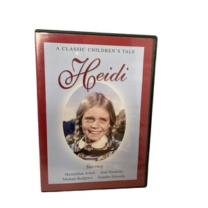Heidi Maximilian Schell Jean Simmons Michael Redgrave Jennifer Edwards DVD