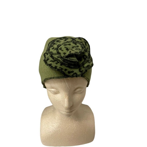 Buy Disney Parks Flower Design Fashion Beret Cap Hat Green 9 1 2 X 7 1 2 Online in India Etsy